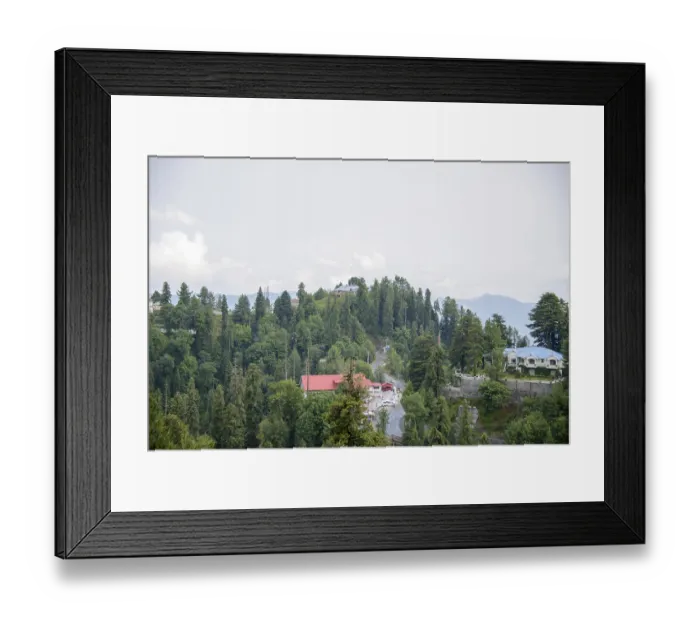 Framed Print : Mountains and Vellay in Nathia Gali Framed Print : Mountains and Vellay in Nathia Gali