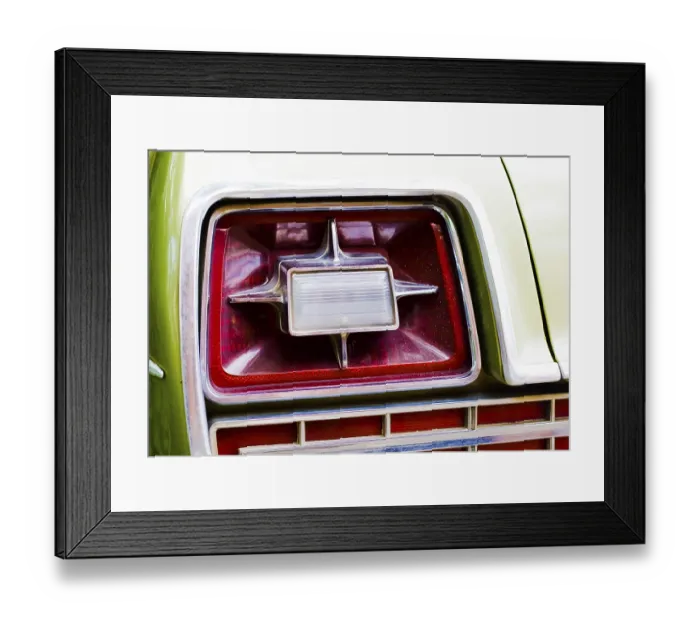 Framed Print : Back light of a Chevrolet Framed Print : Back light of a Chevrolet