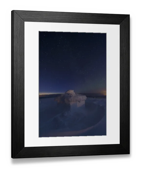 Framed Print : Snow-covered hut, Dundret Nature Reserve Framed Print : Snow-covered hut, Dundret Nature Reserve