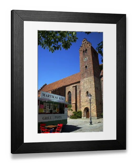 Framed Print : Ystad abbey, Schonen, Sweden Framed Print : Ystad abbey, Schonen, Sweden