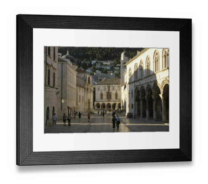 Framed Print : Dubrovnik South Dalmatia Croatia city hall rector palace and palace Sponza Framed Print : Dubrovnik South Dalmatia Croatia city hall rector palace and palace Sponza