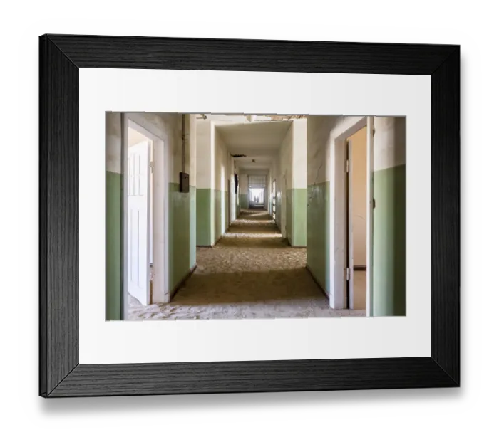 Framed Print : Former hospital, Kolmanskop, ghost town