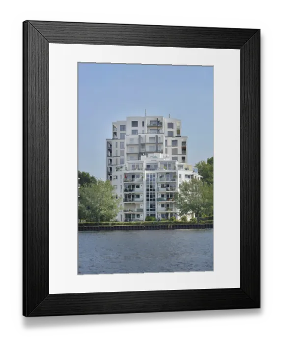 Framed Print : Residential building Spreegold