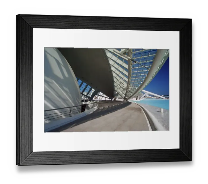Framed Print : L'Hemisferic, IMAX cinema and planetarium Framed Print : L'Hemisferic, IMAX cinema and planetarium