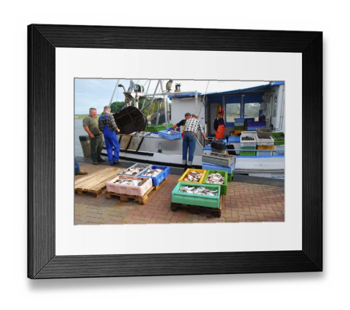 Framed Print : Fishing, fishing boat, fisherman
