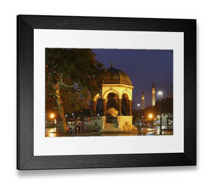 Framed Print : German Fountain in the Hippodrome or At Meydani square
