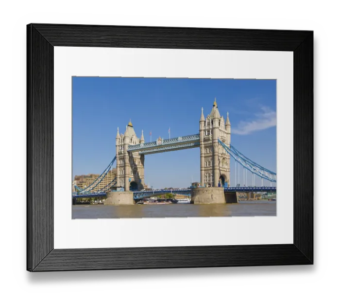 Framed Print : The Tower Bridge from Southwark Framed Print : The Tower Bridge from Southwark