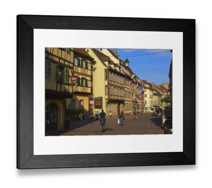 Framed Print : Colmar, Half-timbered Houses, Old Town