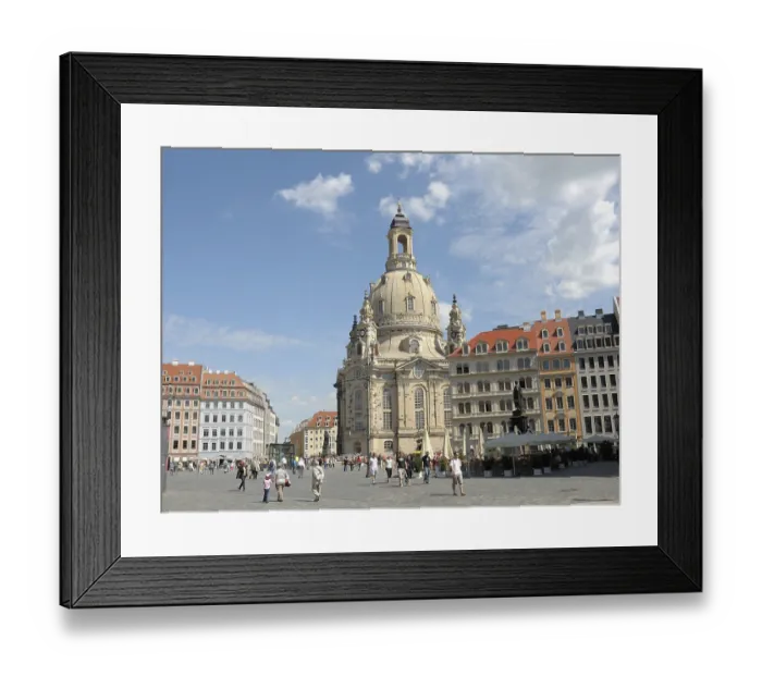 Framed Print : Frauenkirche Church, Dresden, Saxony Framed Print : Frauenkirche Church, Dresden, Saxony