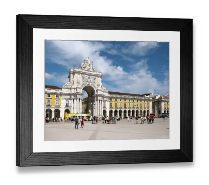 Framed Print : Arc de Triomphe Arco da Rua Augusta