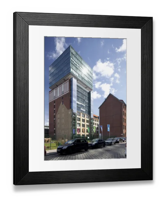 Framed Print : BASF Services Europe, Friedrichshain