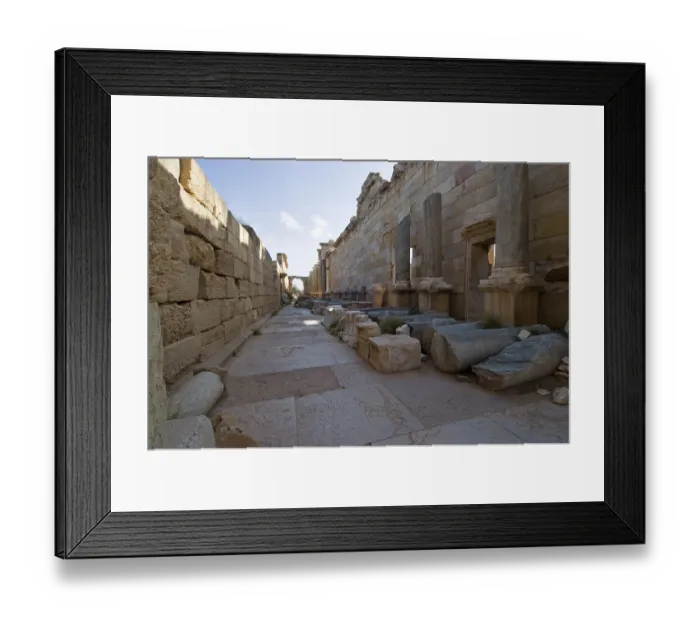 Framed Print : Severian basilica of Leptis Magna Framed Print : Severian basilica of Leptis Magna
