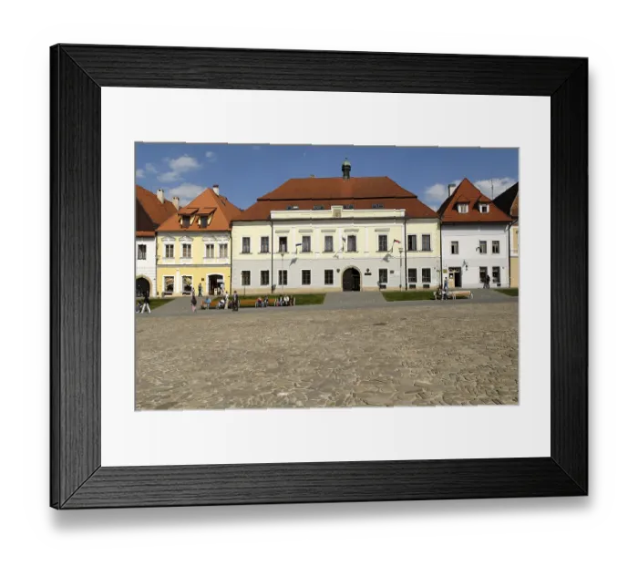 Framed Print : City square of Bardejov, Unesco World Heritage Site Framed Print : City square of Bardejov, Unesco World Heritage Site