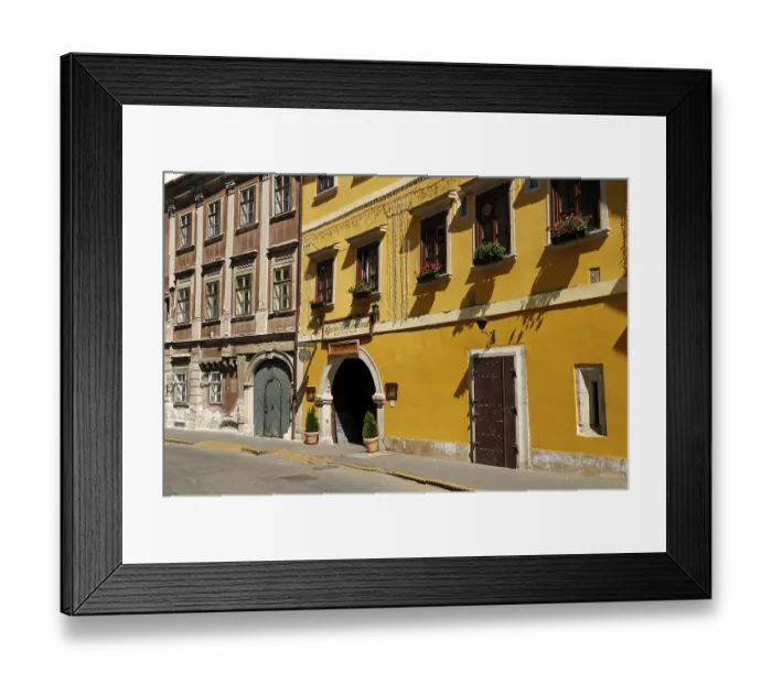 Framed Print : Historic old town of Sopron, Hungaria