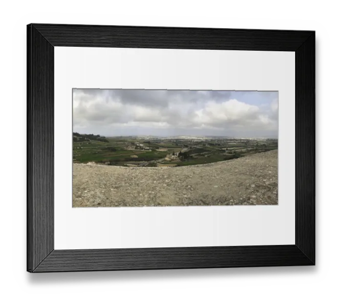 Framed Print : City wall and defences on Malta Framed Print : City wall and defences on Malta