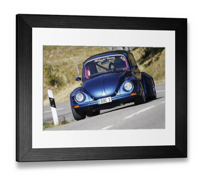 Framed Print : Tuned Volkswagen Beetle with 200 HP Framed Print : Tuned Volkswagen Beetle with 200 HP