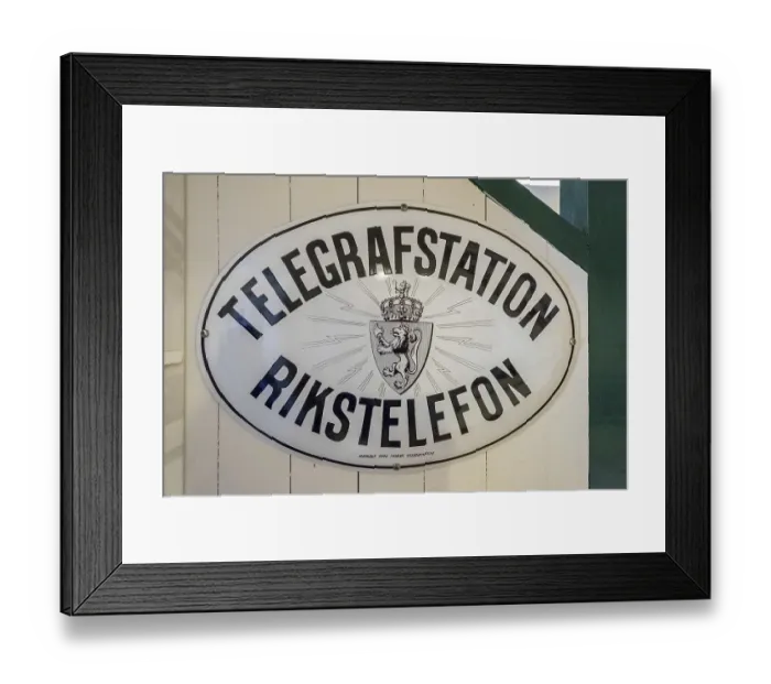 Framed Print : Journey with the Flambahn, iron stretcher