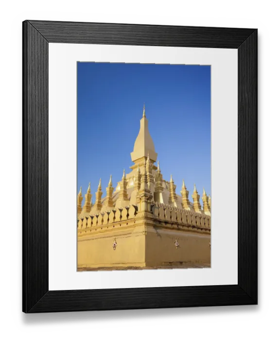 Framed Print : Stupa Pha That Luang, Pha Tat Luang