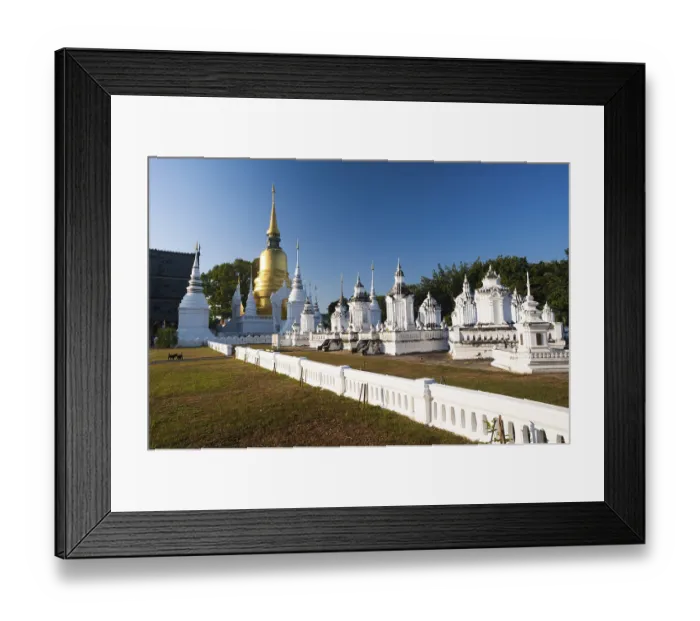 Framed Print : Golden pagoda or chedi, whitewashed tombs Framed Print : Golden pagoda or chedi, whitewashed tombs