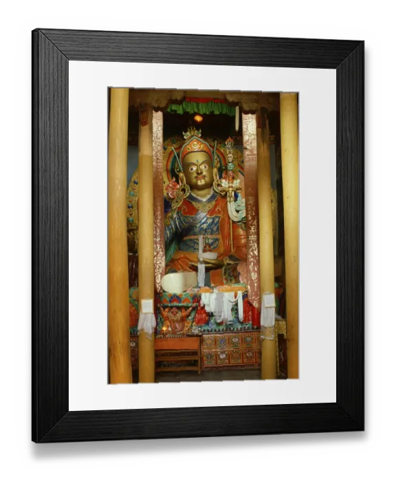 Framed Print : Buddha statue, Ladakh, India
