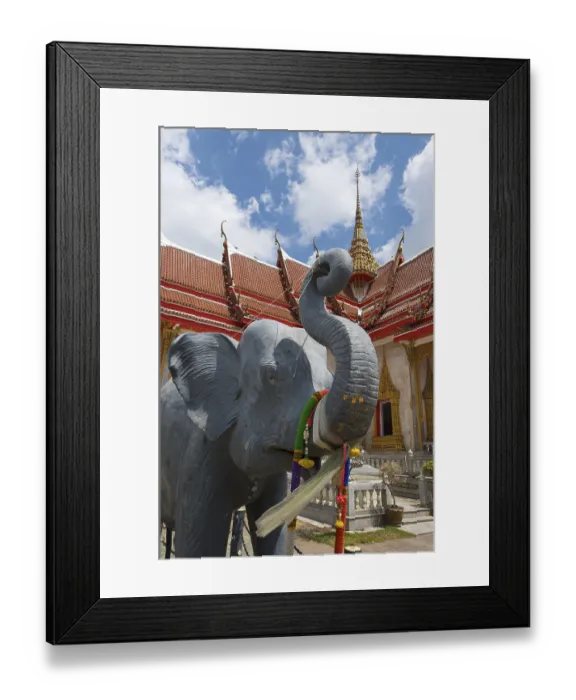 Framed Print : Wat Chalong Temple, Phuket Island, Thailand, Asia Framed Print : Wat Chalong Temple, Phuket Island, Thailand, Asia