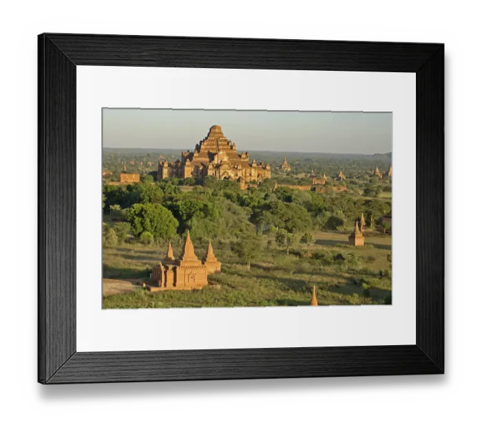 Framed Print : The archaeological site of Pagan Framed Print : The archaeological site of Pagan