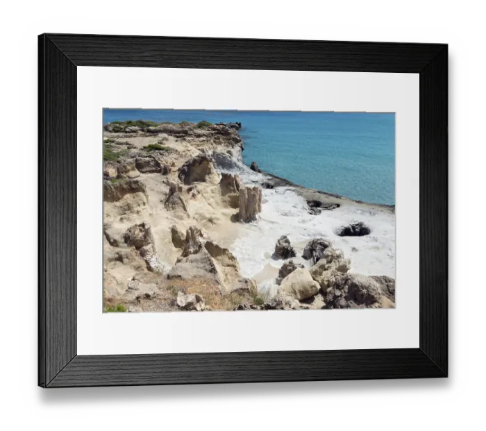 Framed Print : Petrified forest near Agia Maria
