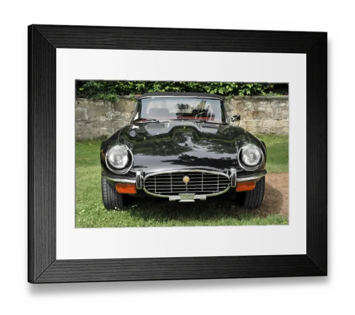 Framed Print : Jaguar E-Type Roadster, built in 1972 Framed Print : Jaguar E-Type Roadster, built in 1972