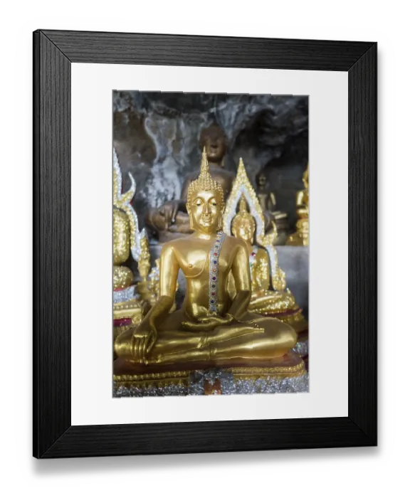 Framed Print : Buddha figures, Tiger Cave Temple Framed Print : Buddha figures, Tiger Cave Temple