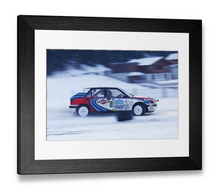Framed Print : Lancia Delta Integrale Martini Framed Print : Lancia Delta Integrale Martini