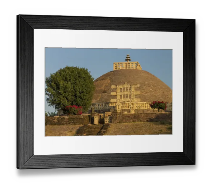 Framed Print : The Great Sanchi Stupa, Stupa 1 Framed Print : The Great Sanchi Stupa, Stupa 1
