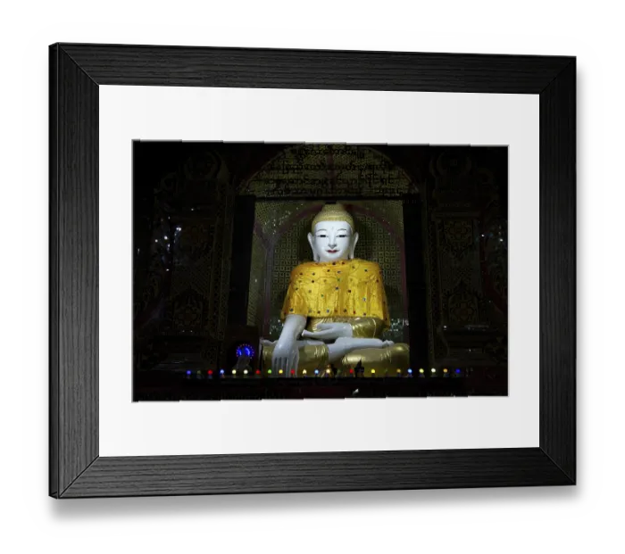 Framed Print : Sitting Buddha Framed Print : Sitting Buddha