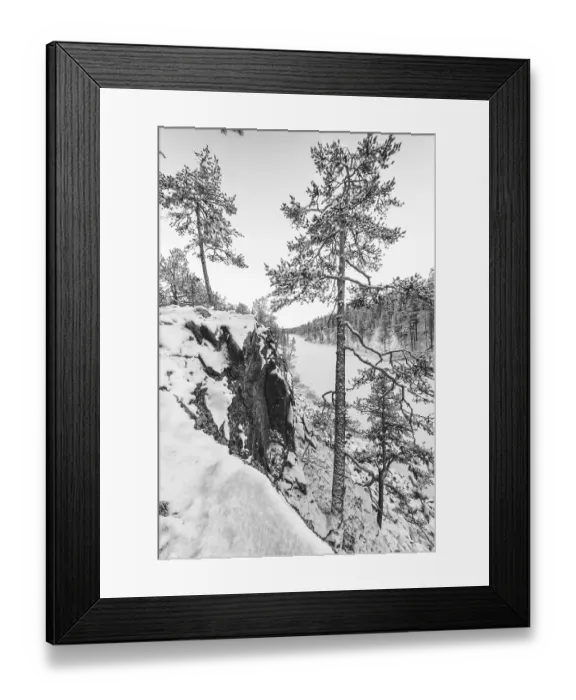 Framed Print : Winter landscape, Gallivare Framed Print : Winter landscape, Gallivare