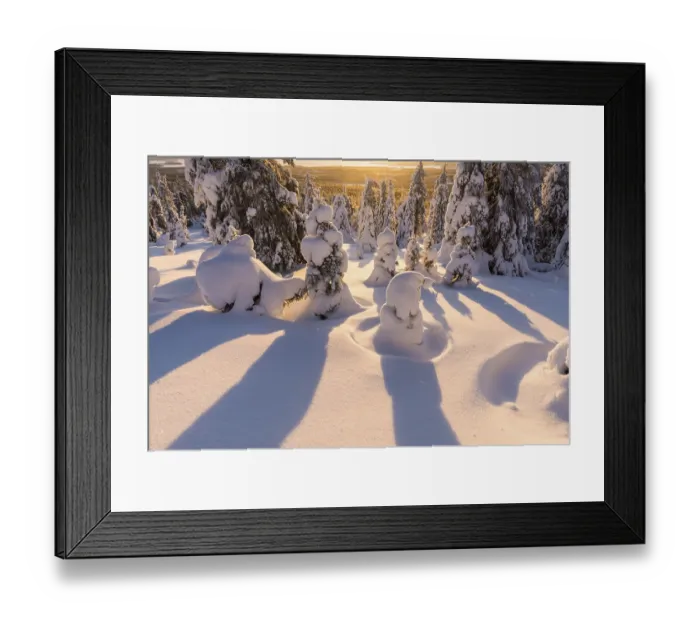 Framed Print : Morning atmosphere, Riisitunturi National Park