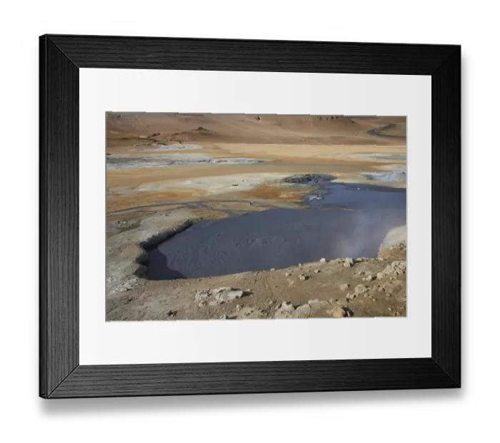 Framed Print : Volcanic landscape near Reykjahlid, Iceland Framed Print : Volcanic landscape near Reykjahlid, Iceland
