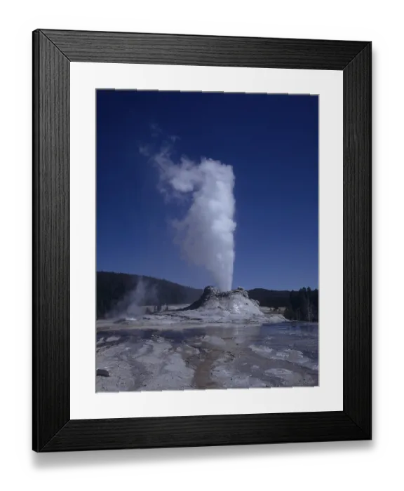 Framed Print : Dome Geyser in Yellowstone National Park
