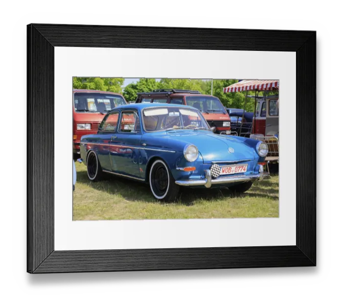 Framed Print : Volkswagen VW Type 3 1600 saloon Framed Print : Volkswagen VW Type 3 1600 saloon