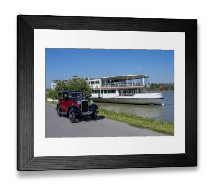 Framed Print : Vintage car Hillman Minx built 1933