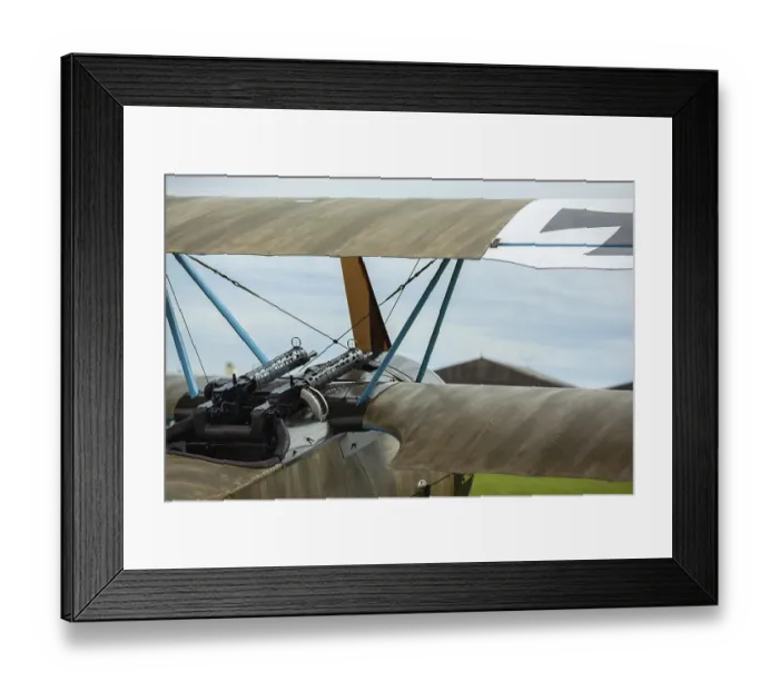 Framed Print : Fokker DR1 twin machine guns