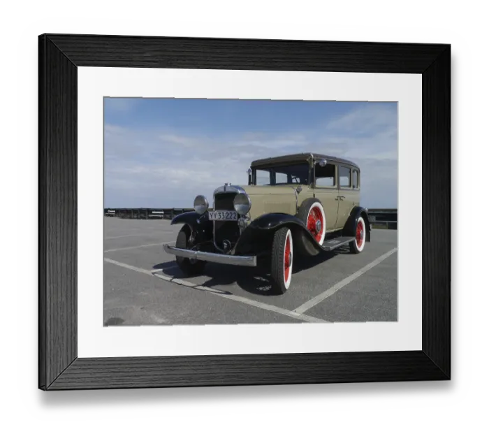 Framed Print : PR not necessary, I changed the licence plate with Photoshop