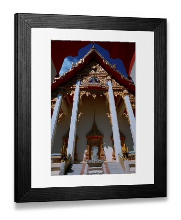 Framed Print : Buddhist temple, Phuket, Thailand Framed Print : Buddhist temple, Phuket, Thailand