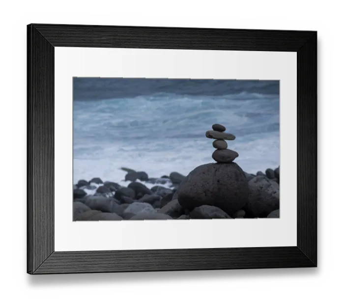 Framed Print : Cairns on the Atlantic Coast Framed Print : Cairns on the Atlantic Coast