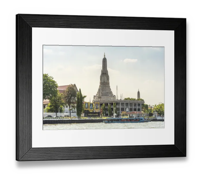 Framed Print : The buddhist temple Wat Arun in Bangkok