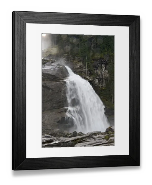 Framed Print : Krimml Waterfalls, Hohe Tauern National Park Framed Print : Krimml Waterfalls, Hohe Tauern National Park