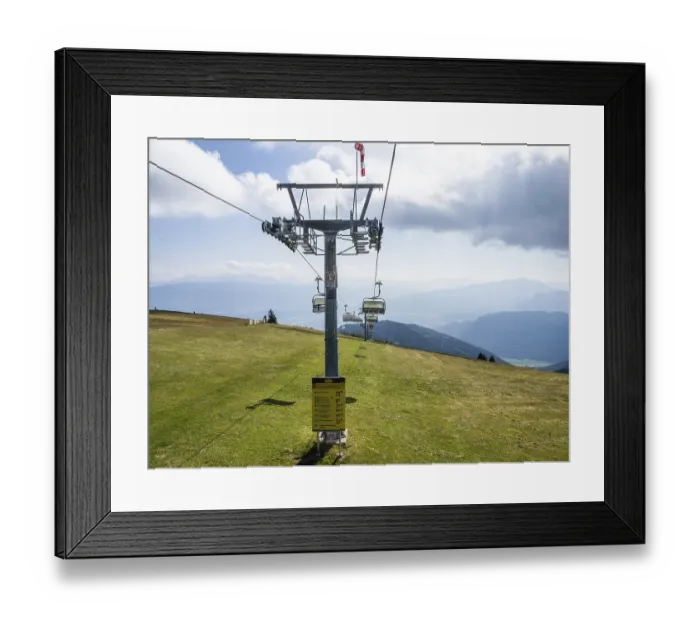 Framed Print : Cable car to the Gerlitzen Alpe Framed Print : Cable car to the Gerlitzen Alpe