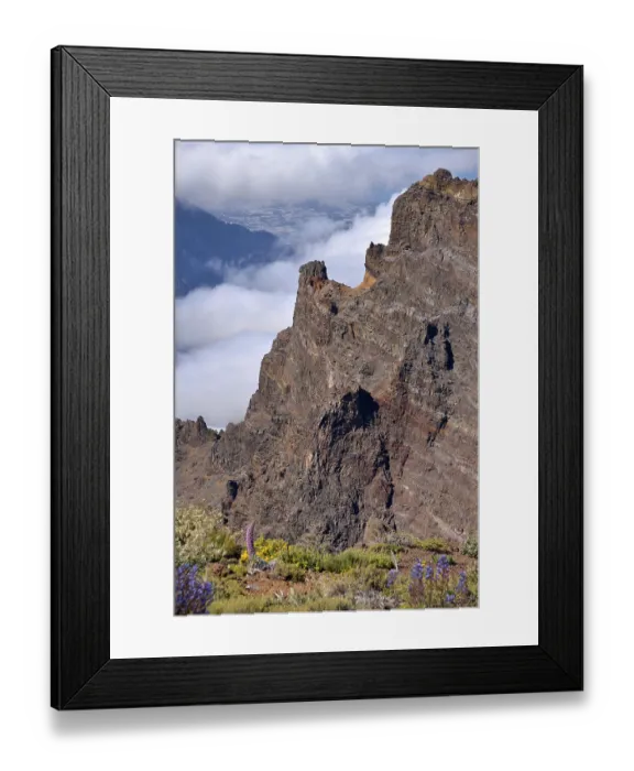 Framed Print : View into the Caldera de Taburiente