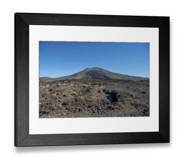 Framed Print : Volcanic landscape, Volcano Pico Viejo