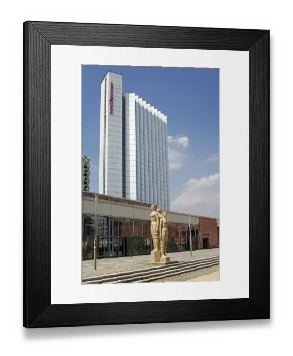 Framed Print : Hotel Mercure, Chemnitz, Saxony, Germany