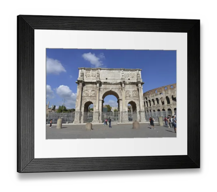 Framed Print : Arch of Constantine, Via di San Gregorio