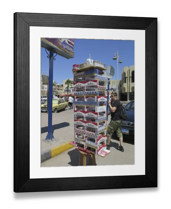 Framed Print : Sale, ZiWheelbarrows, Hurghada, Egypt